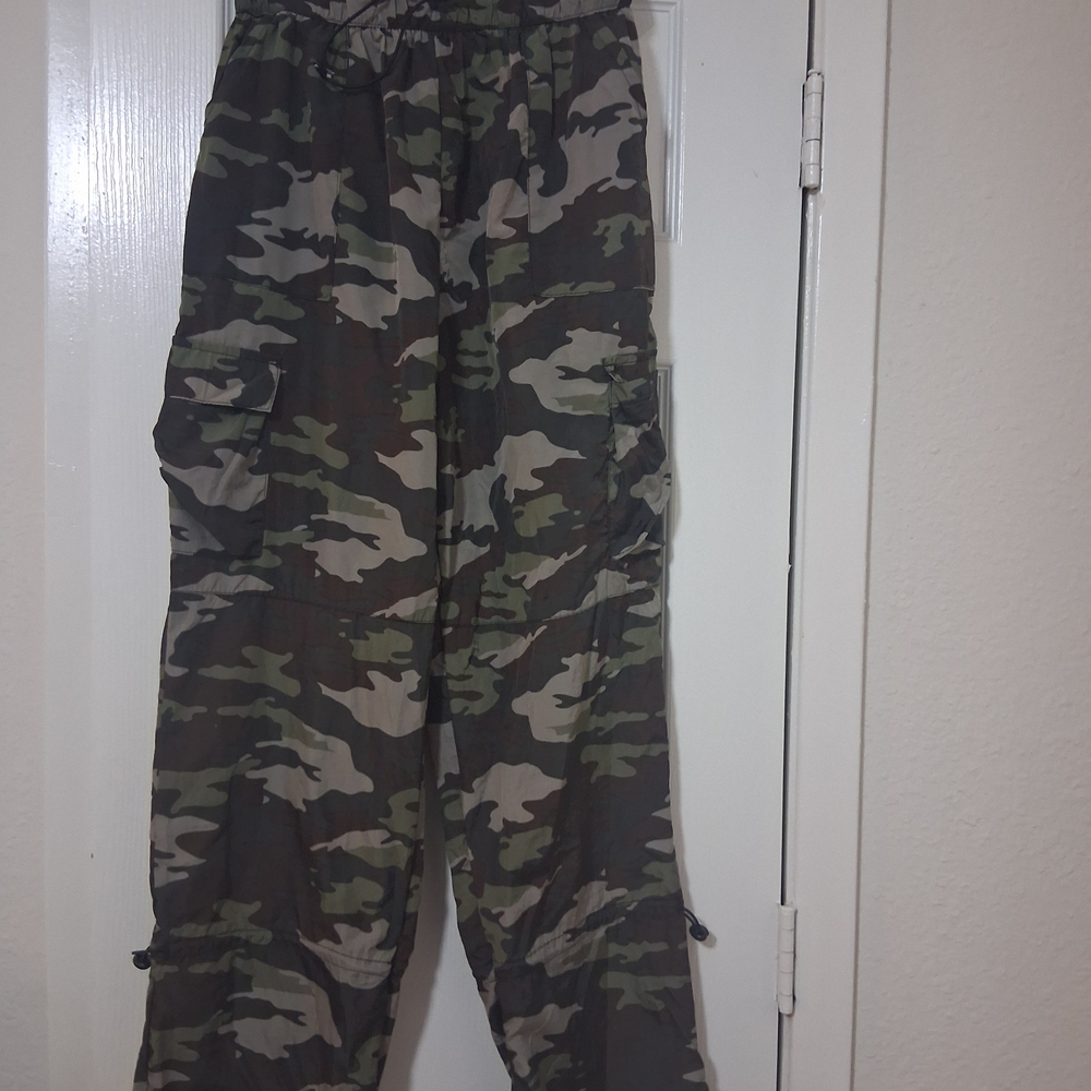 Rue21 Green and Brown Camouflage Pants